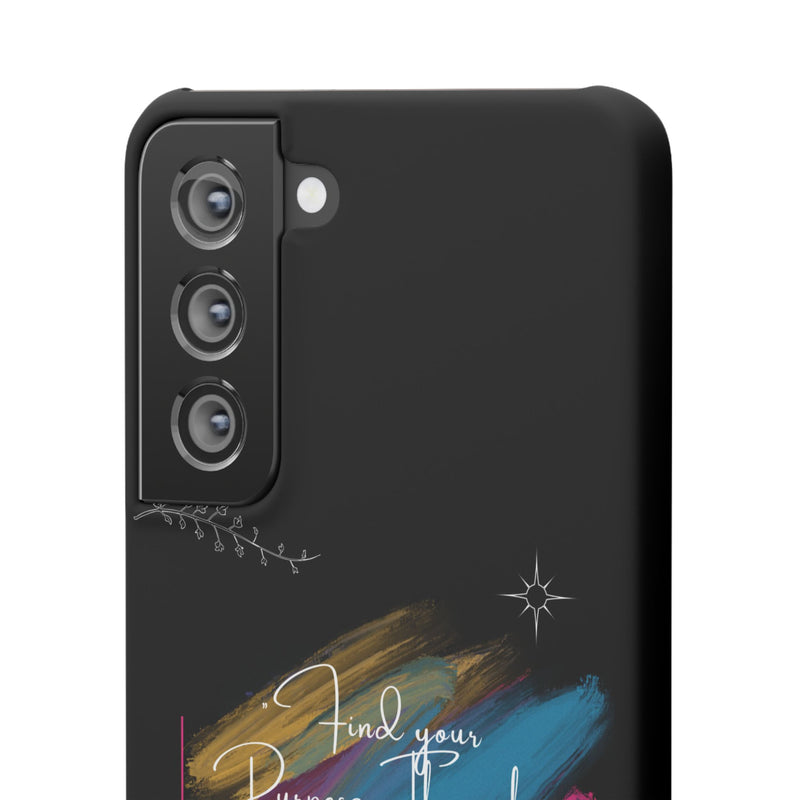 Cell Phone Case - Find Your Purpose Healing Design