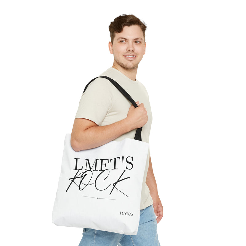 LMFT Rocks AOP Tote Bag