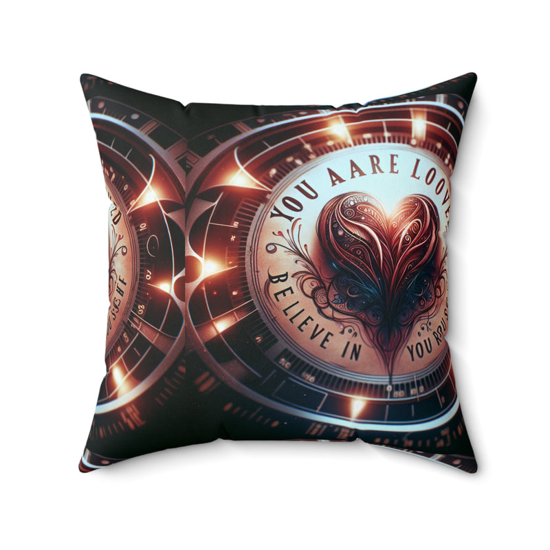 Spun Polyester Square Pillow