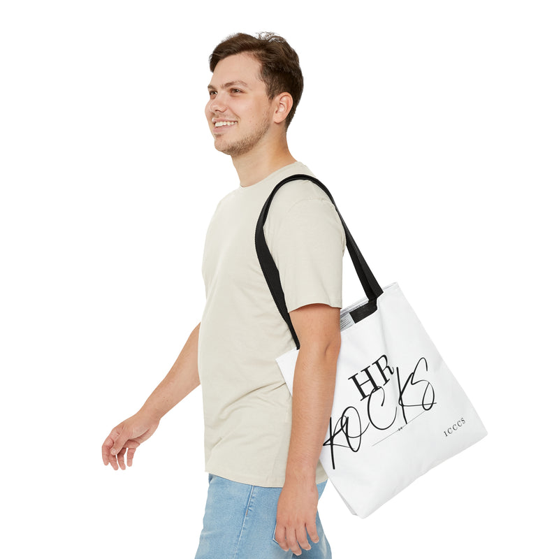 HR Rocks AOP Tote Bag