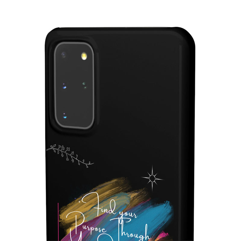 Cell Phone Case - Find Your Purpose Healing Design