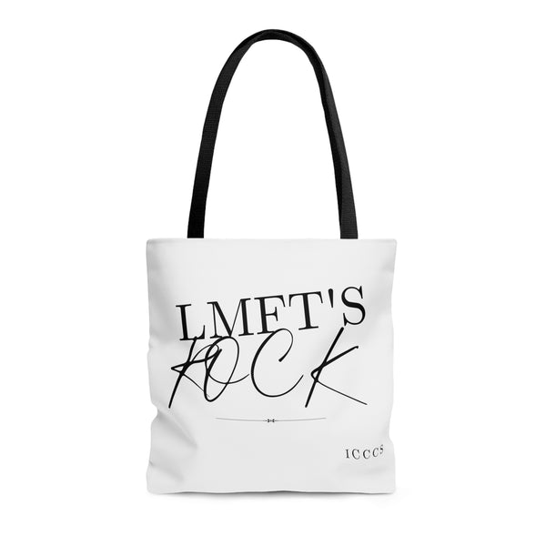 LMFT Rocks AOP Tote Bag