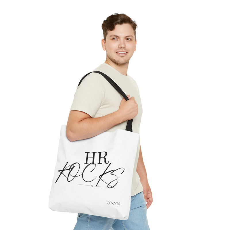 HR Rocks AOP Tote Bag