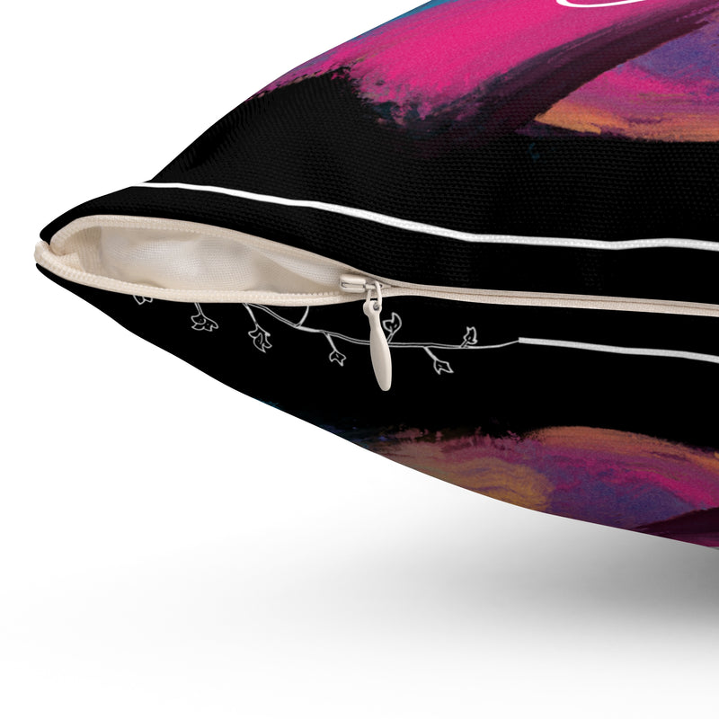Find Your Purpose Through Your Journey Spun Polyester Square Pillow