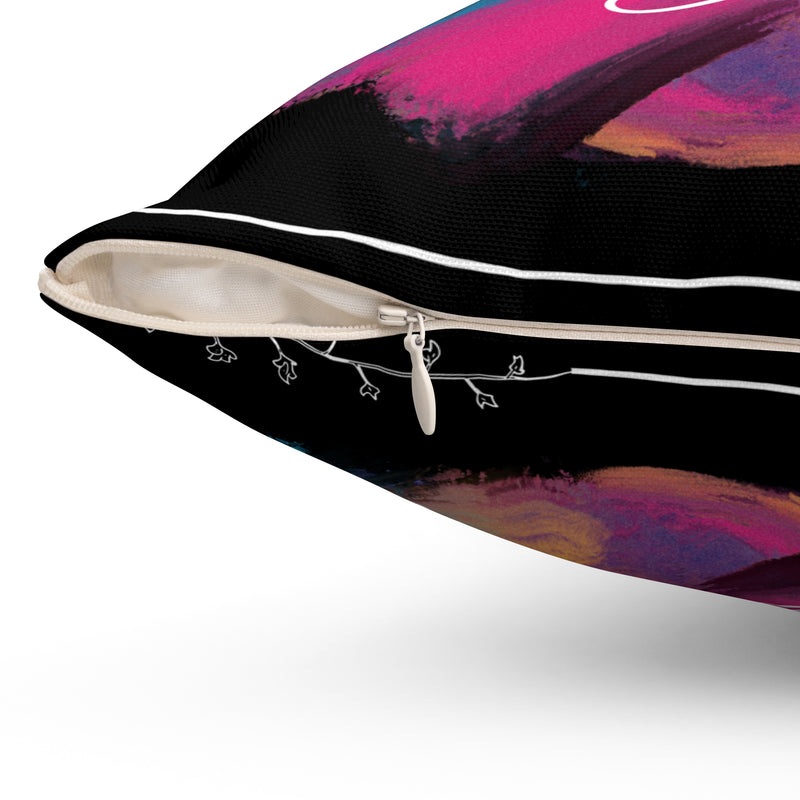 Find Your Purpose Through Your Journey Spun Polyester Square Pillow