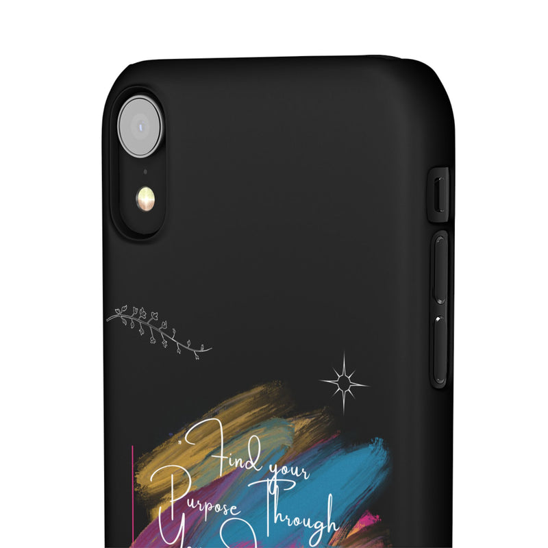 Cell Phone Case - Find Your Purpose Healing Design