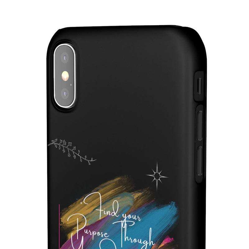 Cell Phone Case - Find Your Purpose Healing Design