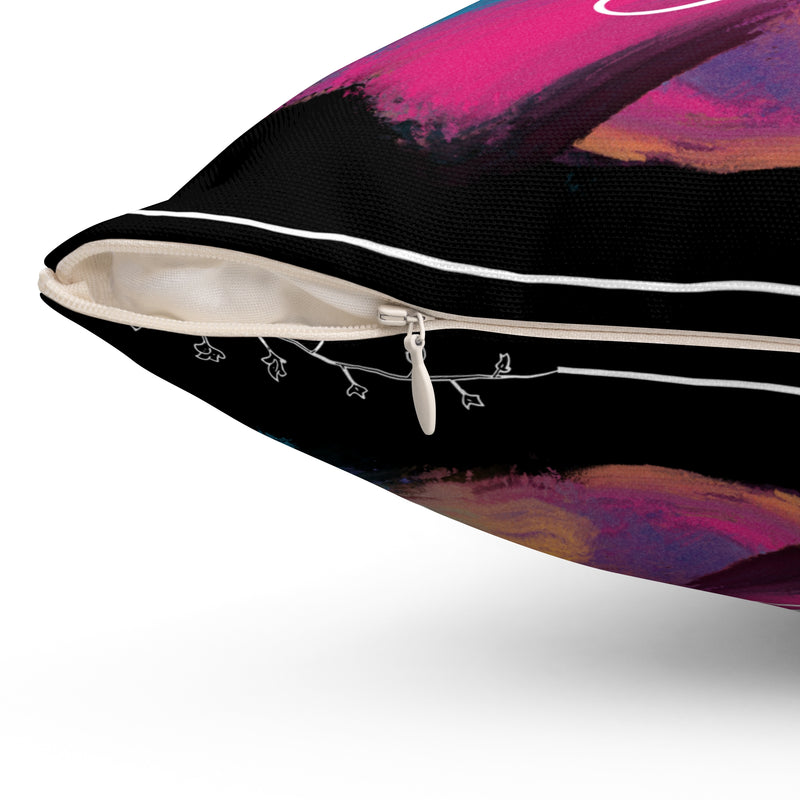 Find Your Purpose Through Your Journey Spun Polyester Square Pillow