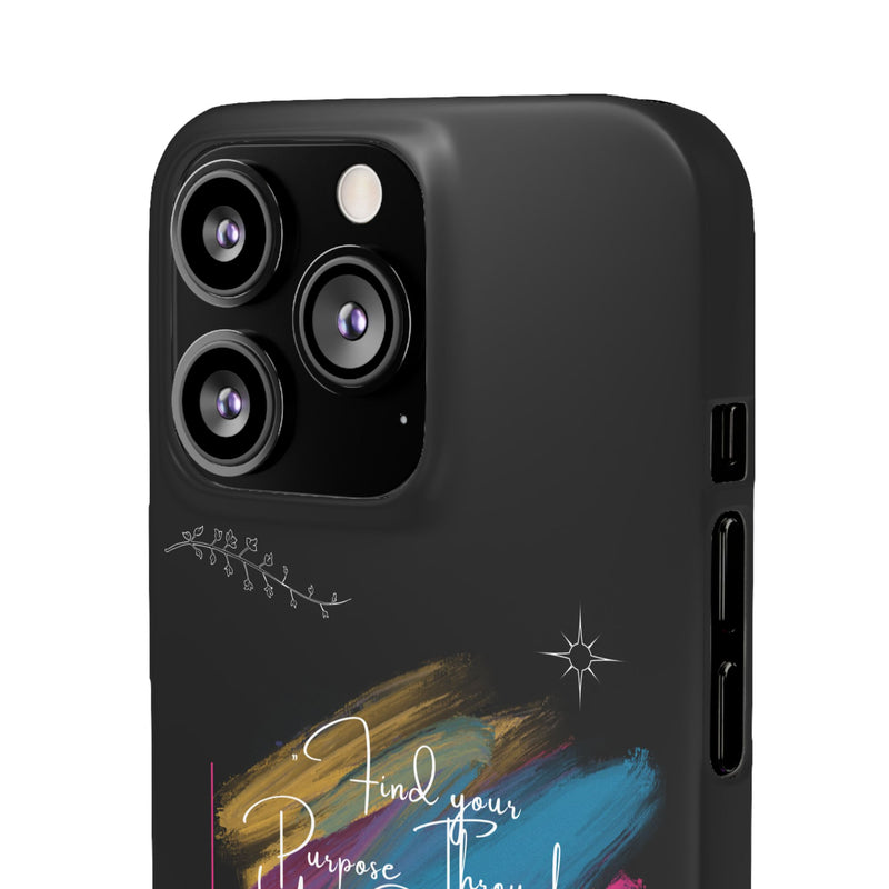 Cell Phone Case - Find Your Purpose Healing Design