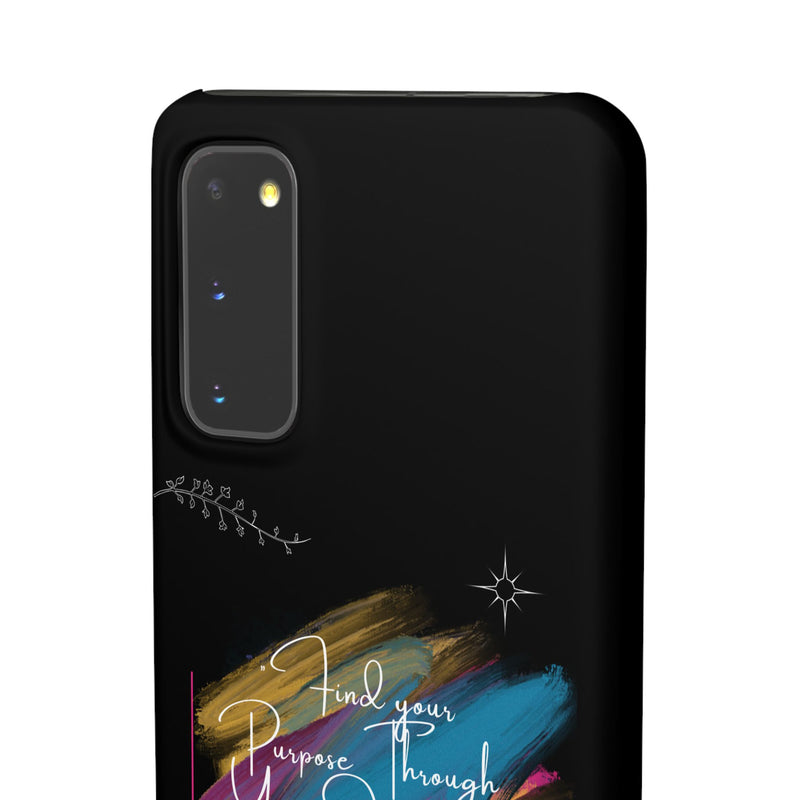 Cell Phone Case - Find Your Purpose Healing Design