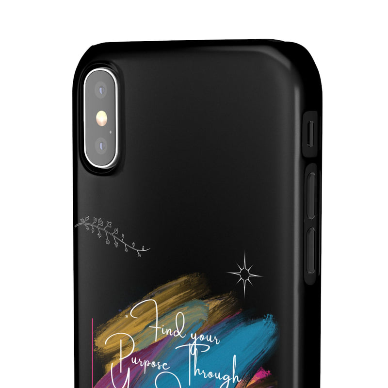 Cell Phone Case - Find Your Purpose Healing Design