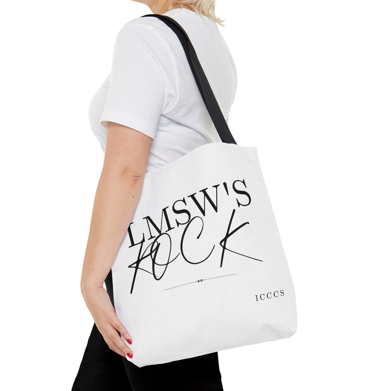 LMSW Rocks AOP Tote Bag