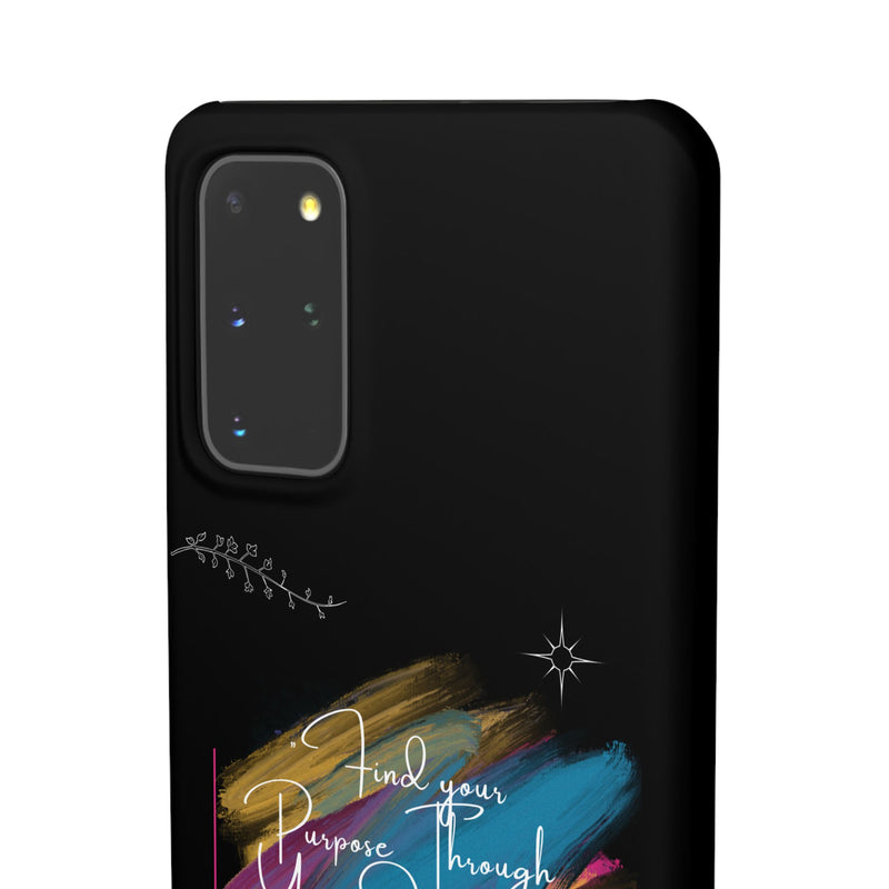 Cell Phone Case - Find Your Purpose Healing Design