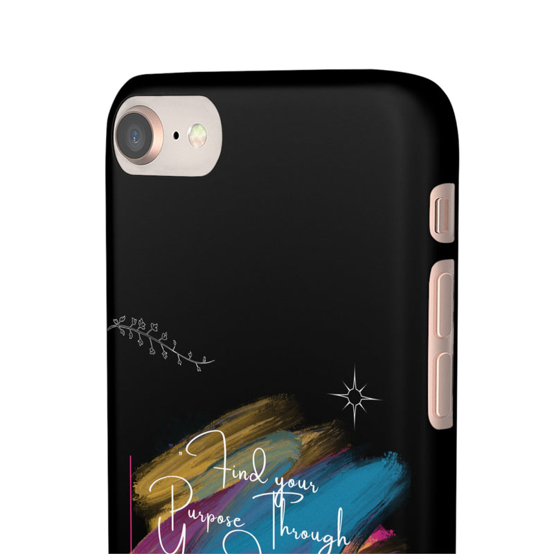 Cell Phone Case - Find Your Purpose Healing Design