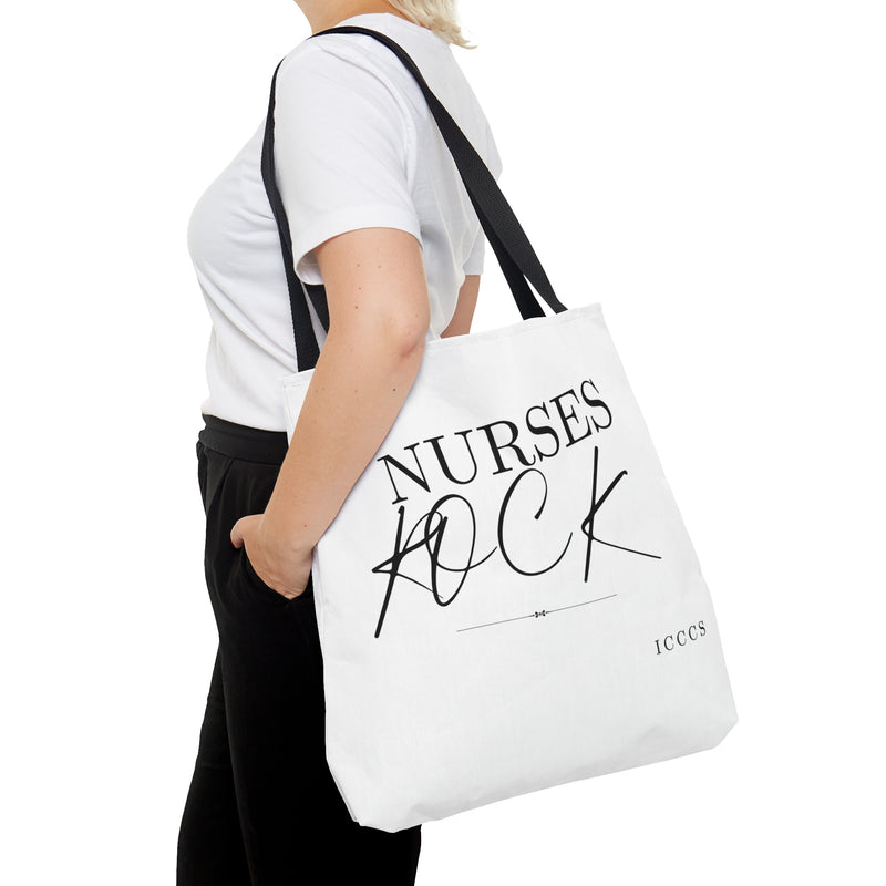 NURSES Rock AOP Tote Bag