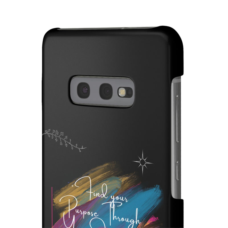 Cell Phone Case - Find Your Purpose Healing Design