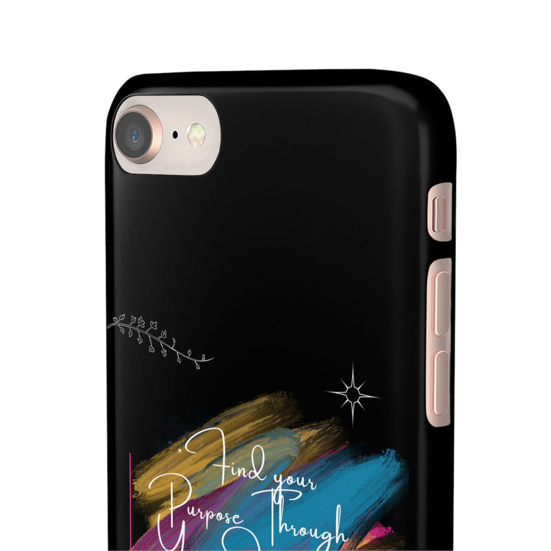 Cell Phone Case - Find Your Purpose Healing Design