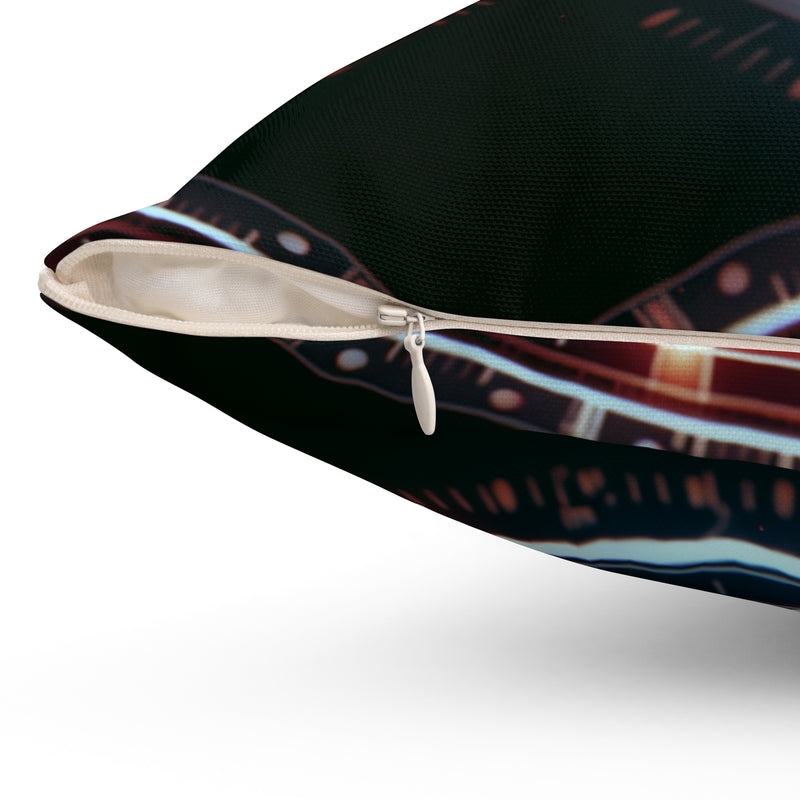 Spun Polyester Square Pillow