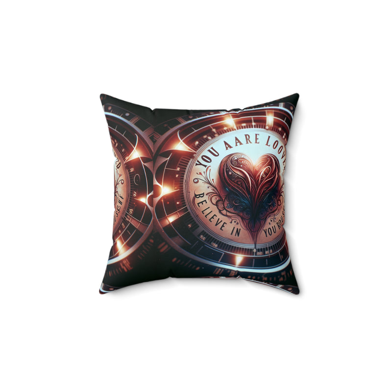 Spun Polyester Square Pillow