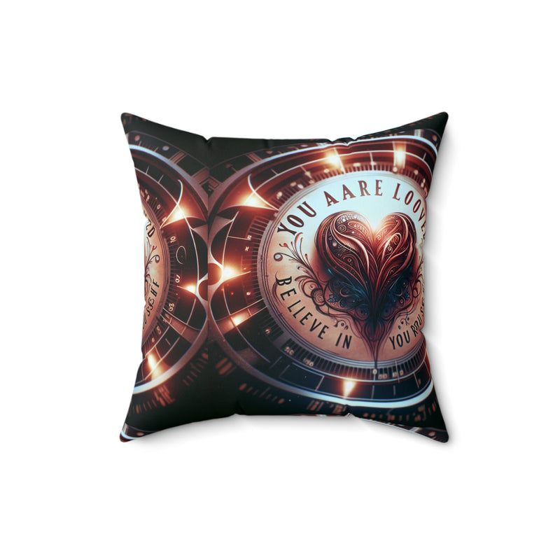 Spun Polyester Square Pillow