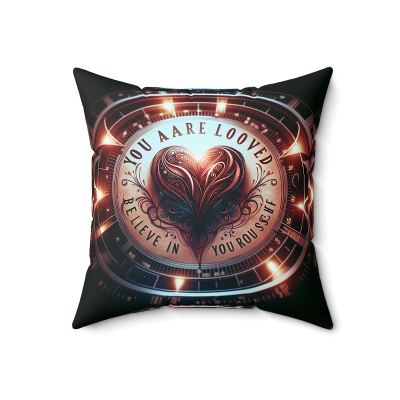 Spun Polyester Square Pillow
