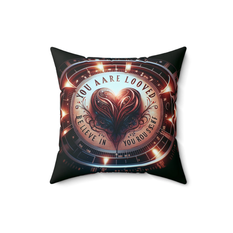 Spun Polyester Square Pillow