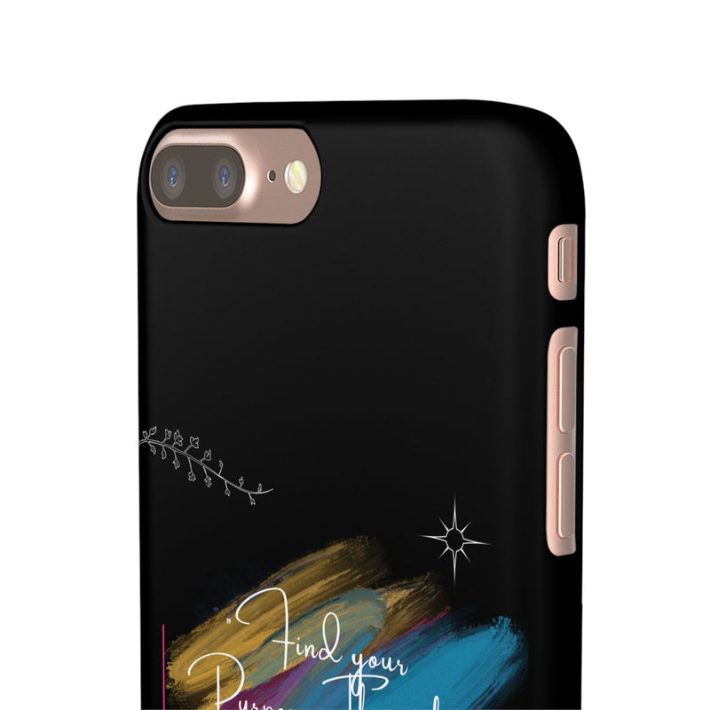 Cell Phone Case - Find Your Purpose Healing Design