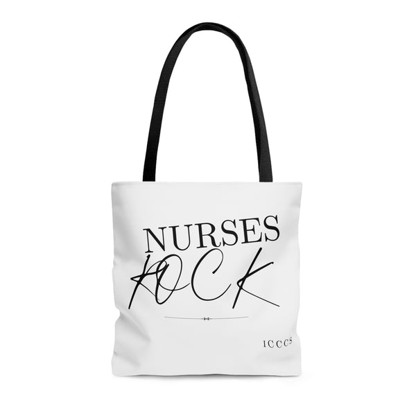 NURSES Rock AOP Tote Bag