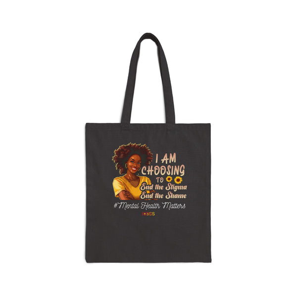 Cotton Canvas Tote Bag- End The Stigma