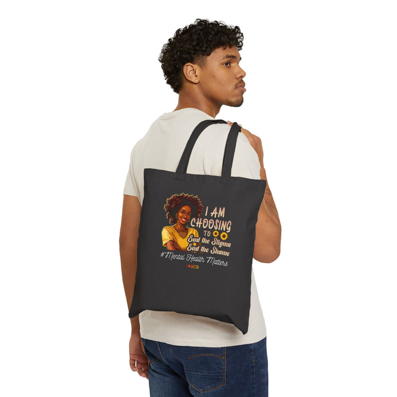 Cotton Canvas Tote Bag- End The Stigma