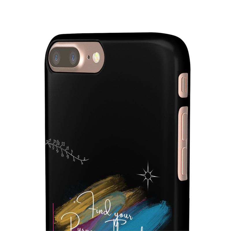 Cell Phone Case - Find Your Purpose Healing Design