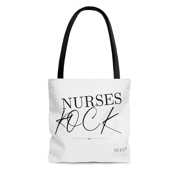 NURSES Rock AOP Tote Bag