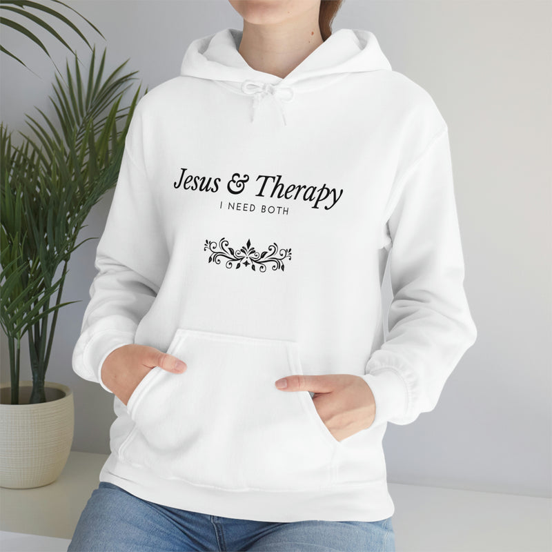 Jesus & Therapy Unisex Heavy Blend™ Hooded Sweatshirt