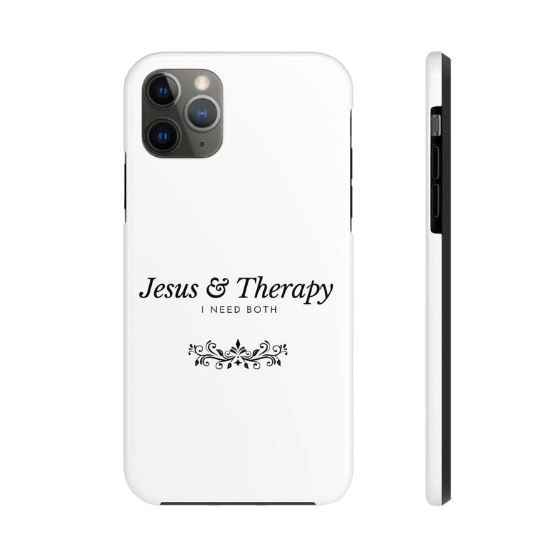 Jesus & Therapy – I Need Both Tough Phone Cases, Case-Mate