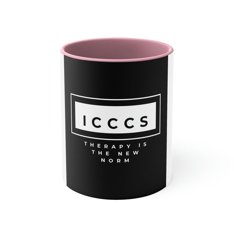 ICCCS Therapy is the New Norm Accent Coffee Mug, 11oz