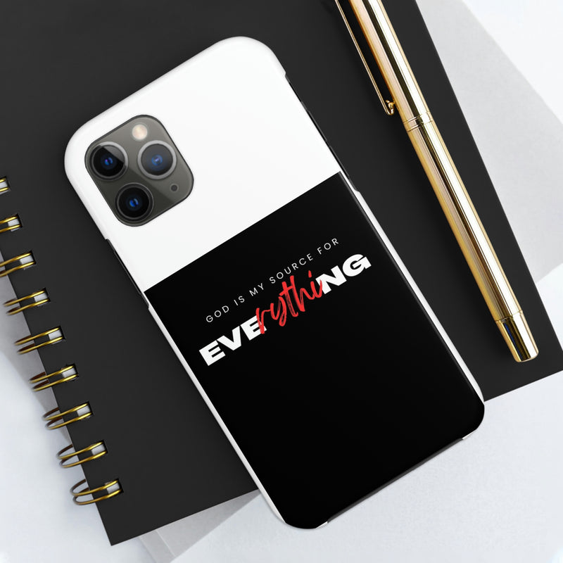 God is My Source For Everything Tough Phone Cases, Case-Mate