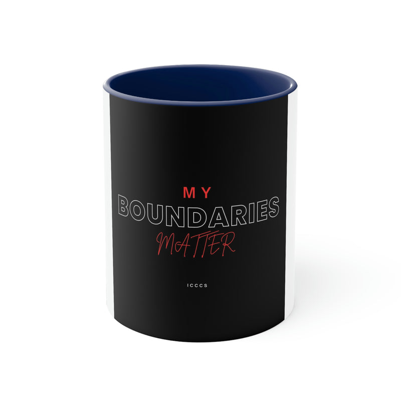 My Boundaries Matter Accent Coffee Mug, 11oz