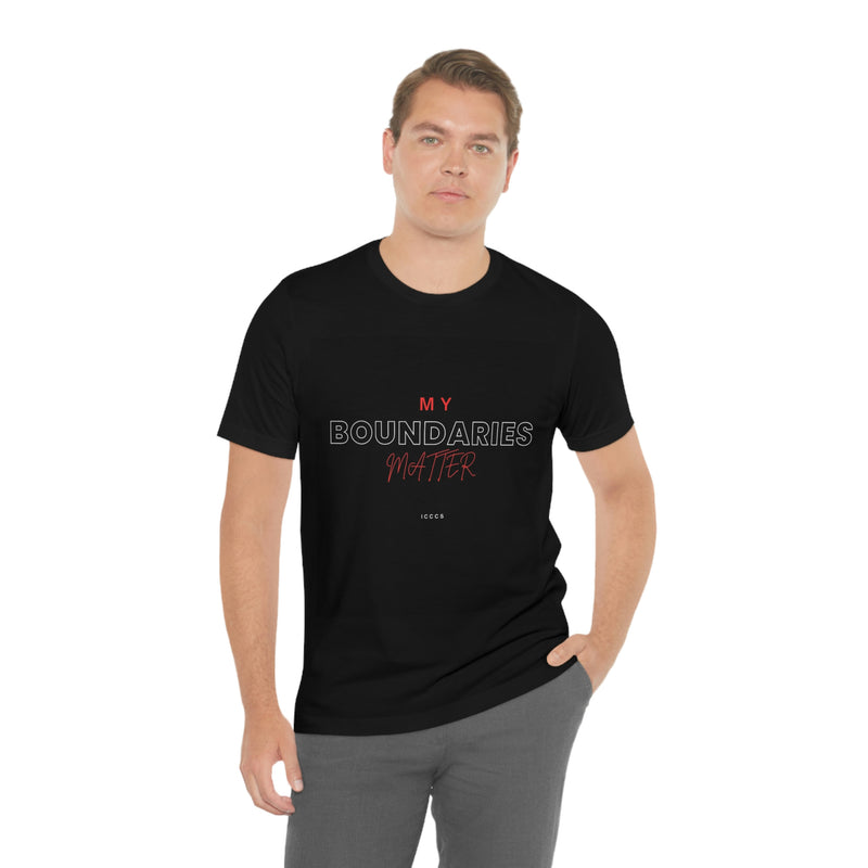 My Boundaries Matter Unisex Jersey Short Sleeve Tee