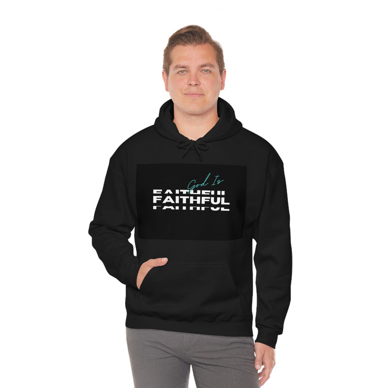 God Is Faithful Unisex Heavy Blend™ Hooded Sweatshirt