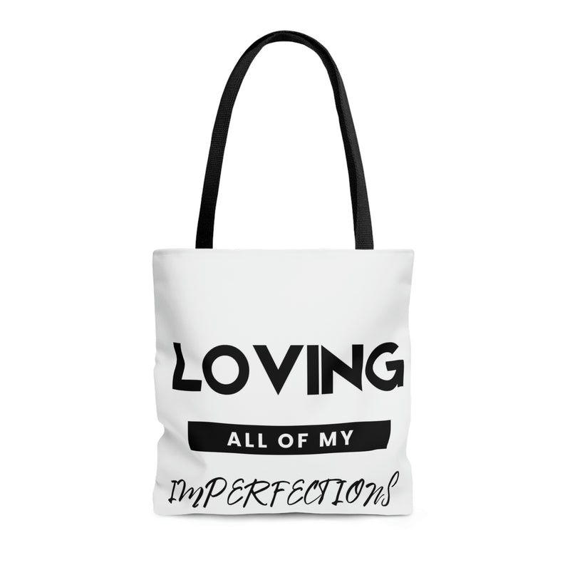 Loving All My Imperfections AOP Tote Bag