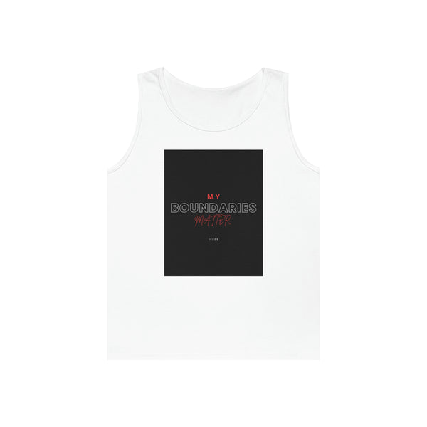 My Boundaries Matter Unisex Heavy Cotton Tank Top