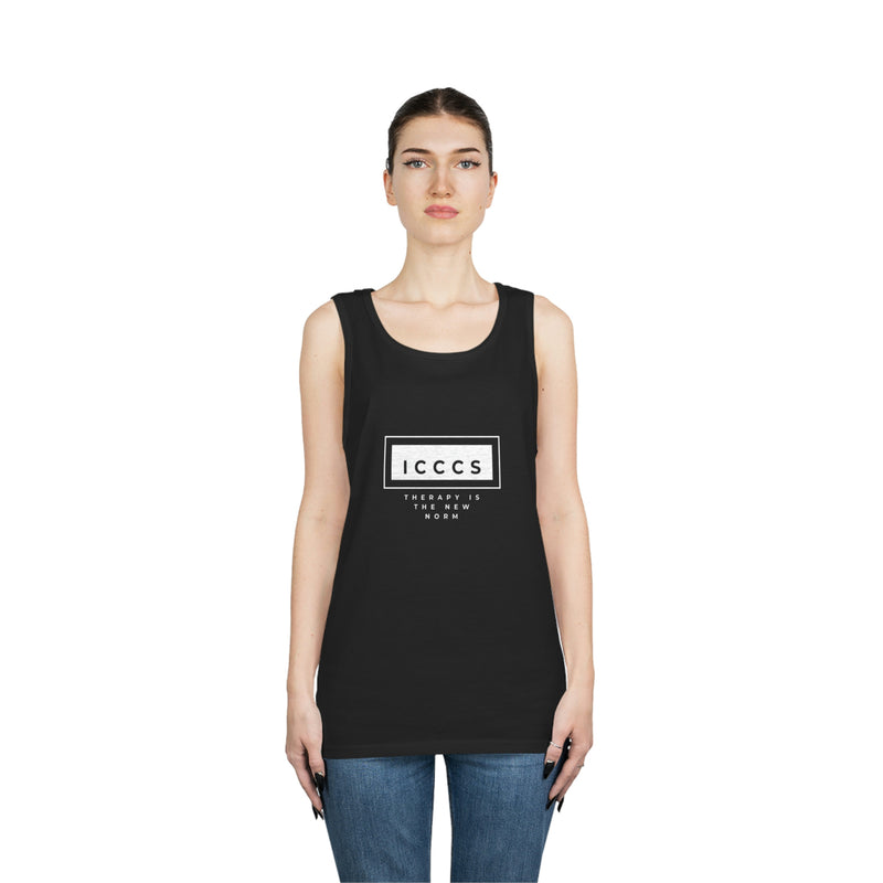 ICCCS Therapy Is The New Norm Unisex Heavy Cotton Tank Top