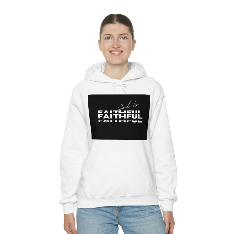 God Is Faithful Unisex Heavy Blend™ Hooded Sweatshirt