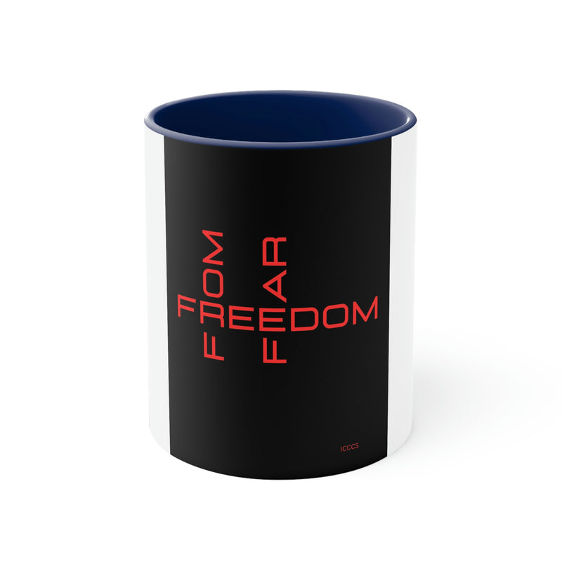 Freedom From Fear Accent Coffee Mug, 11oz