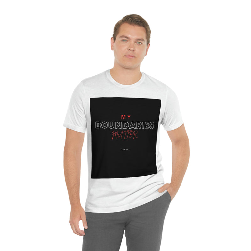 My Boundaries Matter Unisex Jersey Short Sleeve Tee