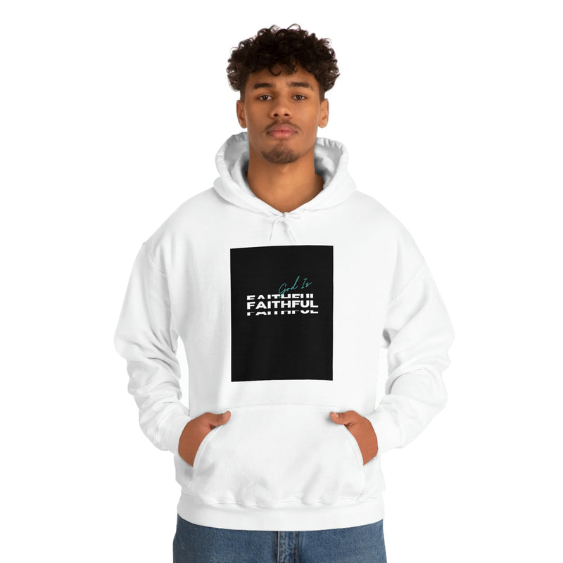 God Is Faithful Unisex Heavy Blend™ Hooded Sweatshirt