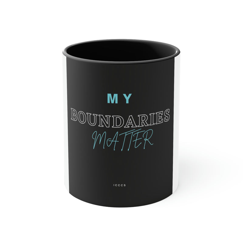 My Boundaries Matter Accent Coffee Mug, 11oz