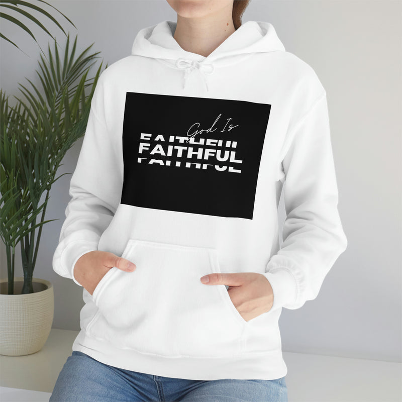 God Is Faithful Unisex Heavy Blend™ Hooded Sweatshirt