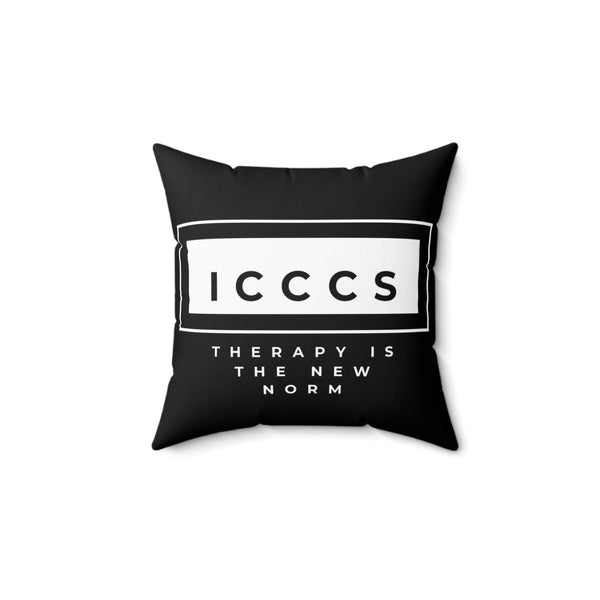 ICCCS Therapy is the New Norm Spun Polyester Square Pillow