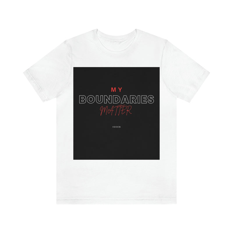 My Boundaries Matter Unisex Jersey Short Sleeve Tee